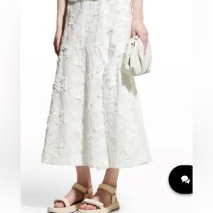 New Brochure Walker Danni White Skirt Size XS Small Floral Lace